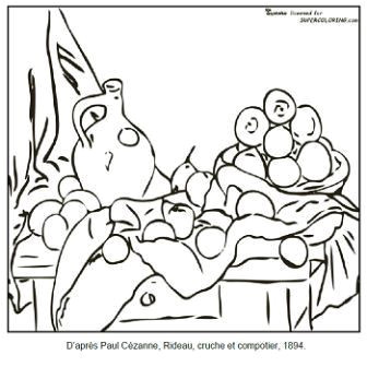 Coloriage En Ligne 3 Ans 71 Coloriages D Åuvres D Artistes Peintres   Imprimer