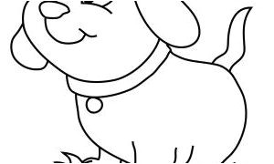 Coloriage En Ligne Avion Dessin De Chiot Trop Mignon