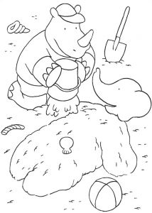Coloriage En Ligne Babar Coloriages à Imprimer Babar Numéro