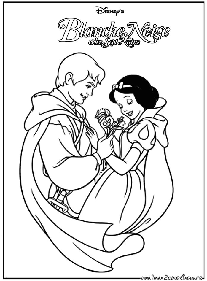 Coloriage En Ligne Blanche Neige Sélection De Dessins De Coloriage Blanche Neige à Imprimer