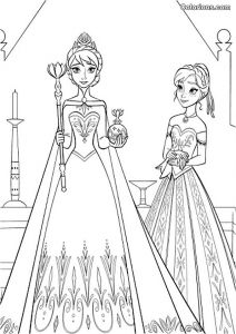 Coloriage En Ligne De La Reine Des Neiges Coloriage La Reine Des Neiges En Ligne Dessin Gratuit à