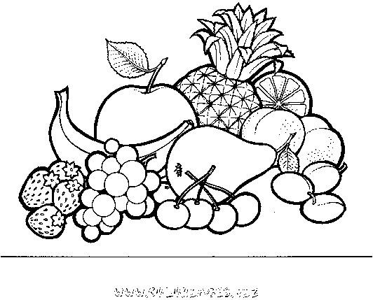 Coloriage En Ligne Fruits Coloriage De Fruits
