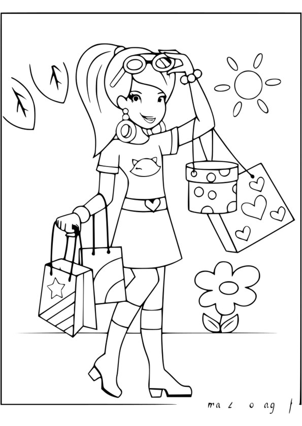 Coloriage En Ligne Gratuit Fille Jeux De Dessin A Colorier Pour Fille