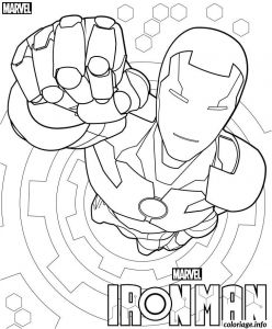 Coloriage En Ligne Iron Man Coloriage Iron Man From the Avengers Marvel Dessin
