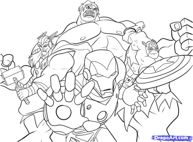 Coloriage En Ligne Marvel Coloriage Avengers En Ligne Dessin Gratuit à Imprimer