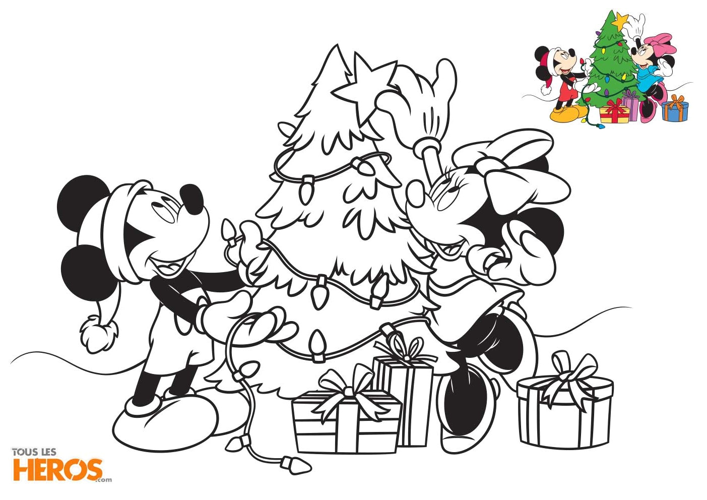 Coloriage En Ligne Mickey Et Minnie Coloriage Minnie Et Mickey