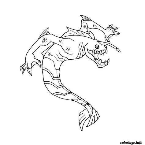 Coloriage En Ligne Monstre épinglé Par Ibrahim Said Sur Alien De Ben 10