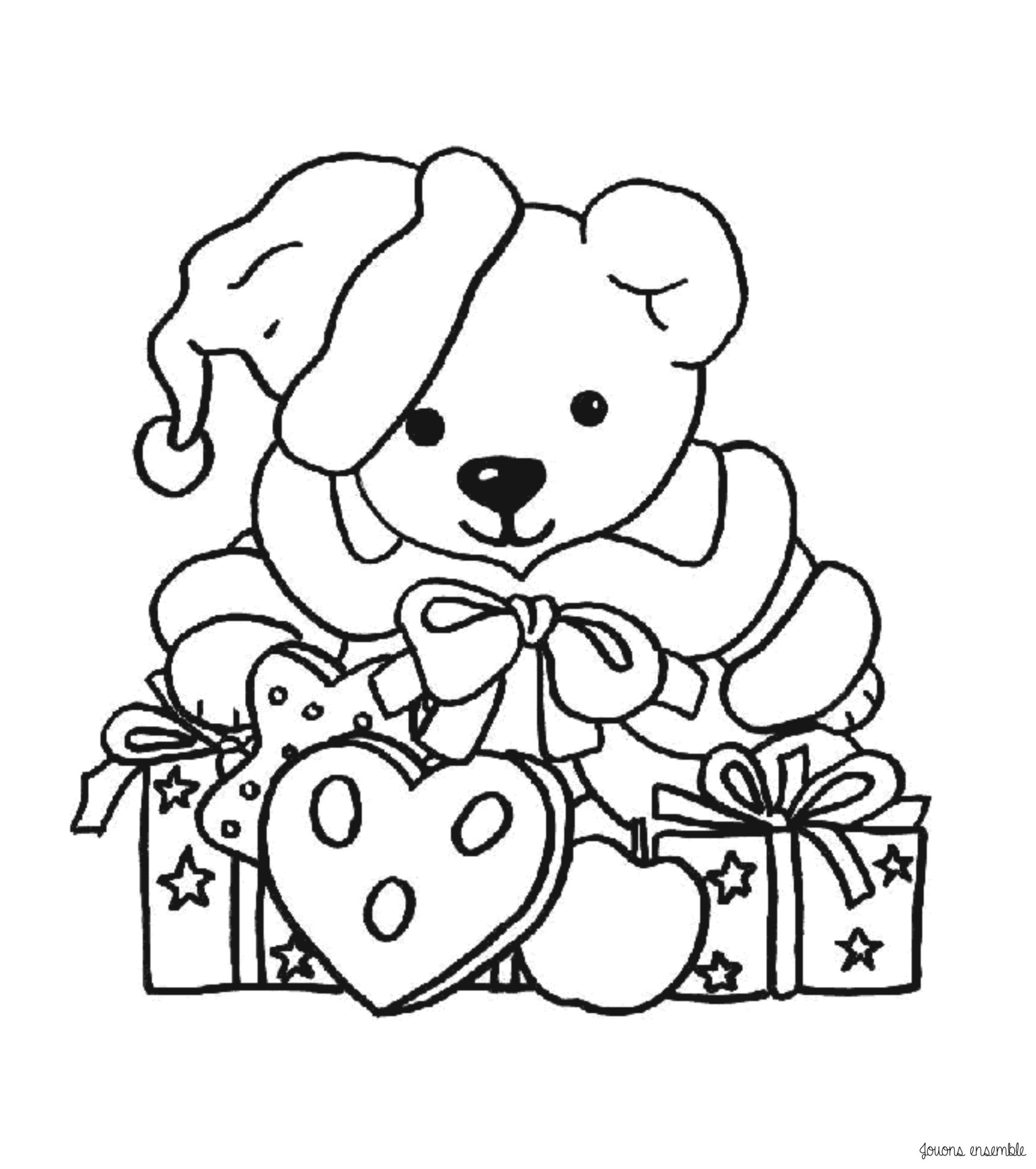 Coloriage En Ligne Nounours Coloriages Oursons | danieguto
