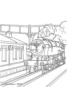 Coloriage En Ligne Train Les 17 Meilleures Images De Coloriage Train