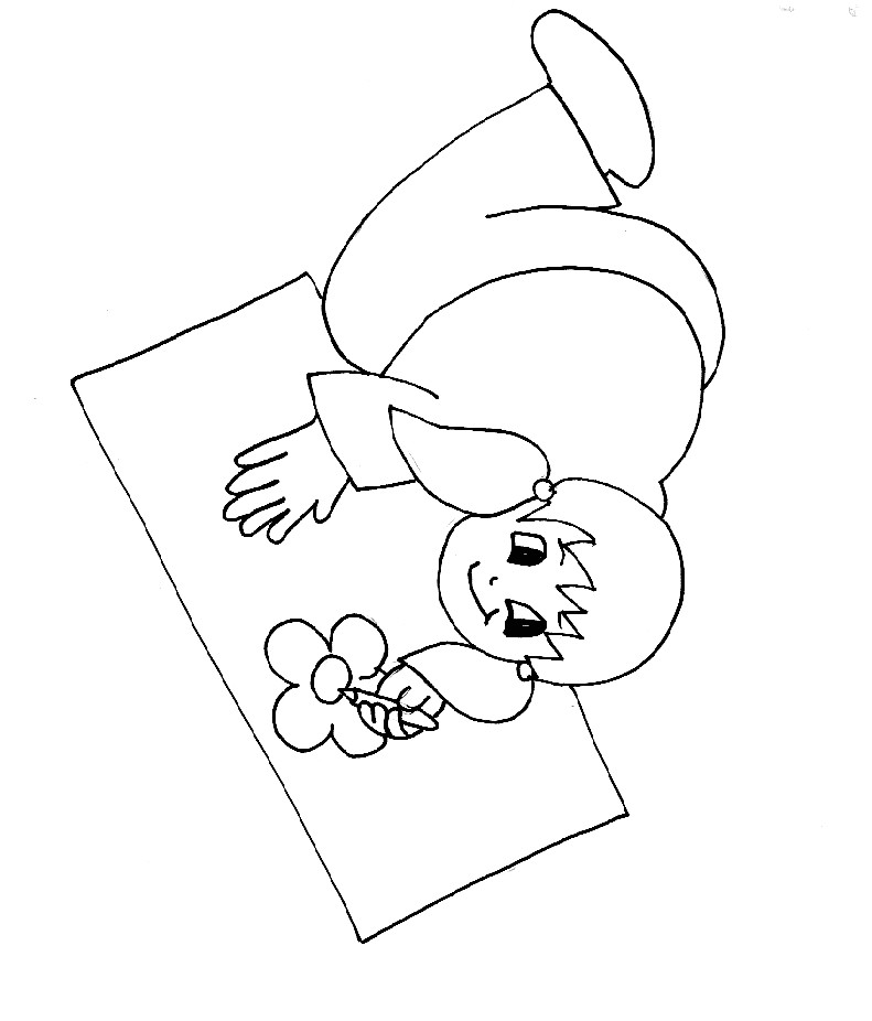 Coloriage Enfant Qui Dessine Coloriage De La Fille Couchée Qui Dessine Tête à Modeler Coloriage Enfant Qui Dessine Coloriage De La Fille Couchée Qui Dessine Tête à Modeler