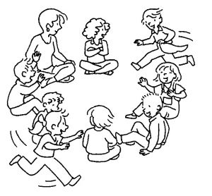 Coloriage Enfant Qui écrit La Ronde Des Noms Kids Activities Pinterest
