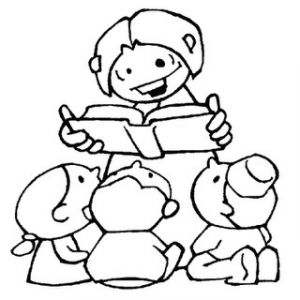 Coloriage Enfant Qui écrit Les Mots Des Mômes Webécoles Circonscription De