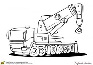 Coloriage Engins Travaux Publics Coloriage Chantier Et Construction