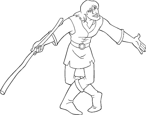 Coloriage Excalibur L épée Magique Excalibur L épée Magique 14 Dessins Animés