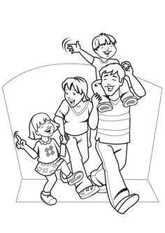 Coloriage Famille A Imprimer 17 Meilleures Images Du Tableau Coloriage Famille Animaux