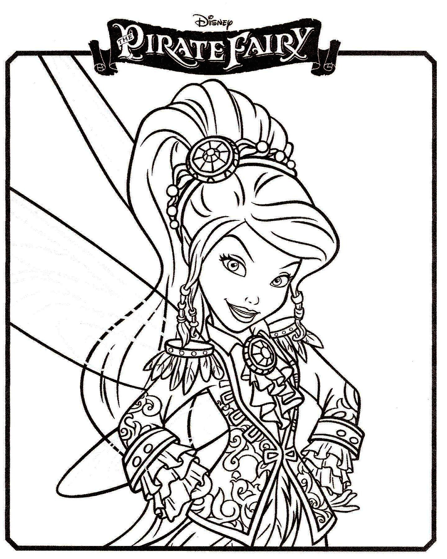 Coloriage Fée Clochette Pirate Coloriage Pirate