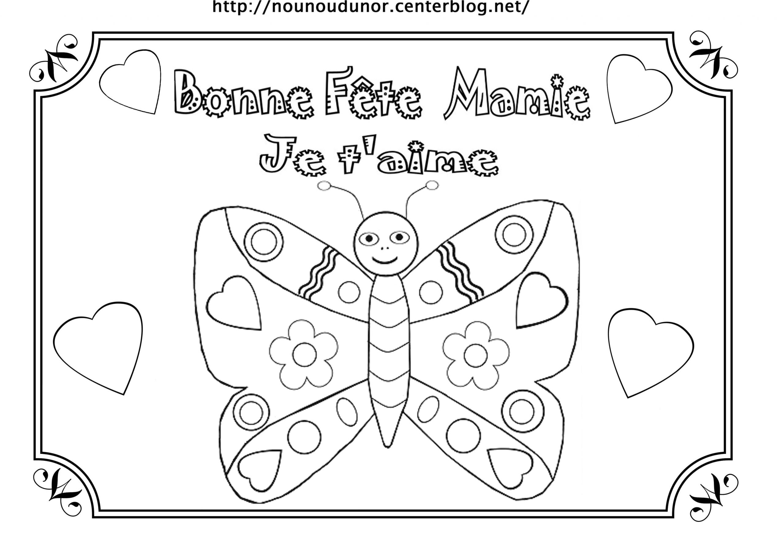 Coloriage Fete Des Mami Coloriage Fete Des Mamies Page 2