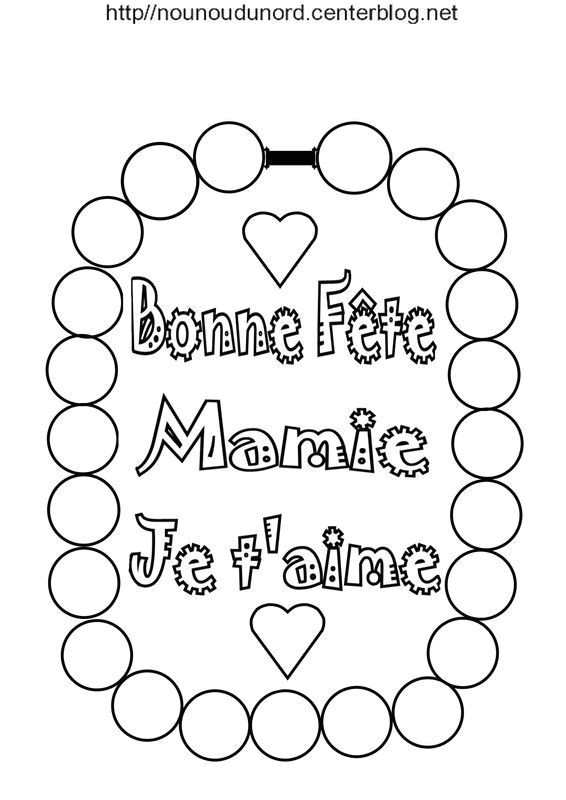 Coloriage Fete Des Mamies Coloriage Fete Des Mamies