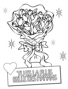 Coloriage Fete Des Mére Coloriages Coloriage Fête Des Mamans Fr Hellokids