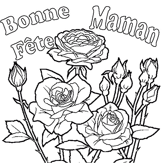 Coloriage Fete Des Meres A Imprimer Dessin Pour Sa Maman A Imprimer