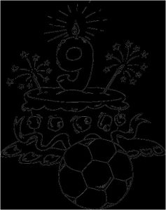 Coloriage Fille 9 10 Ans Anniversaire Gâteau 9 Ans Coloriage Page Coloring 937