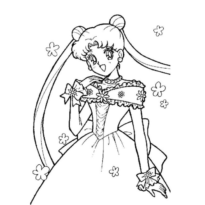 Coloriage Fille A Imprimer Princesse Disney Dessin Kawaii Fille