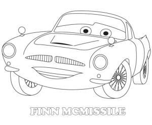 Coloriage Finn Mcmissile à Imprimer Coloriage Cars Finn Mcmissile Gratuit – Coloriage Cars