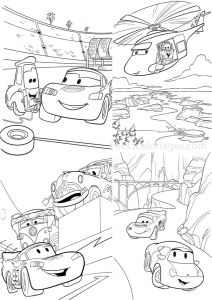 Coloriage Finn Mcmissile à Imprimer Dessin à Colorier Cars 2 Lewis