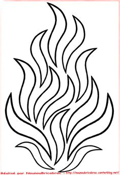 Coloriage Flamme De Feu 27 Meilleures Images Du Tableau Grand Feu