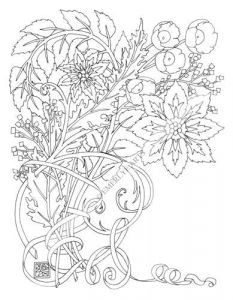 Coloriage Fleurs Exotiques Imprimer Dessin De Fleurs Exotiques A Imprimer