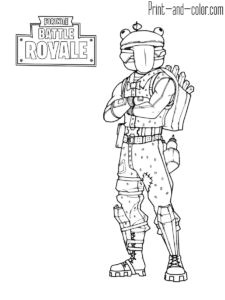 Coloriage fortnite Battle Royale à Imprimer Jan 2019