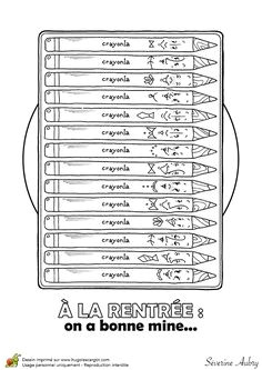 Coloriage Fourniture Scolaire Maternelle 234 Meilleures Images Du Tableau Coloriage A L Ecole C Est
