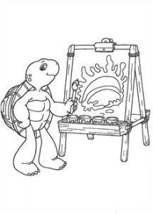 Coloriage Franklin Et Ses Amis Les 13 Meilleures Images De Franklin La tortue Au Point De