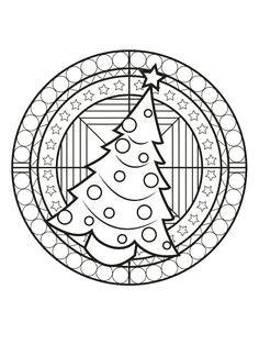 Coloriage Frise De Noel 106 Meilleures Images Du Tableau Mandalas No L Coloriage