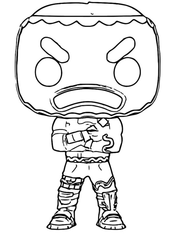 Coloriage Funko Pop fortnite Coloriage Funko Pop fortnite Merry Marauder 5