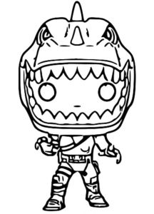 Coloriage Funko Pop fortnite Coloriage Funko Pop fortnite Rex 3