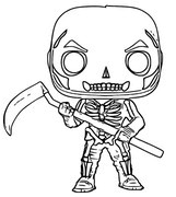 Coloriage Funko Pop fortnite Målarbilder fortnite Morning Kids