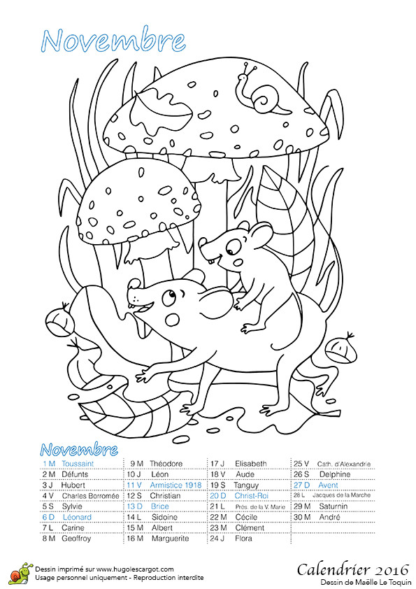 Coloriage Galette Des Rois Hugo L Escargot Le Mois De Novembre En Pagnie Des Petits Animaux De La