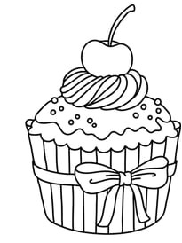 Coloriage Gateau Au Chocolat Coloriage Go Ter Sur Hugolescargot