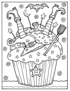 Coloriage Gateau D Anniversaire à Imprimer Les 31 Meilleures Images De Coloriage Halloween A Imprimer