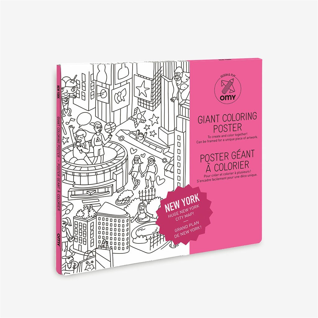 Coloriage Geant New York Ausmalposter New York