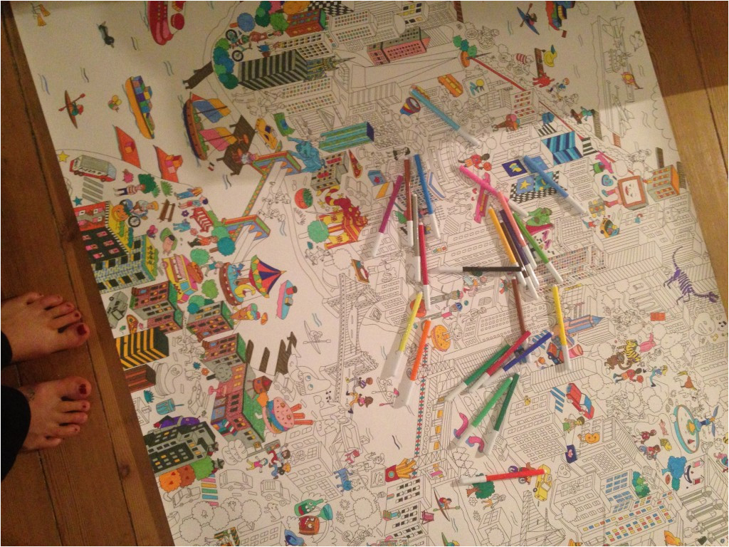 Coloriage Geant New York Ce soir C Est Coloriage Et §a Va ªtre Géant