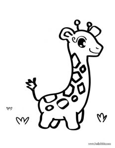 Coloriage Girafe A Imprimer Gratuit Dessin Facile Animaux Girafe