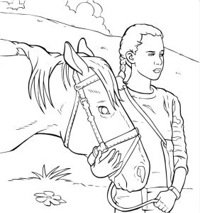 Coloriage Grand Galop A Imprimer Gratuit Coloriages Gratuits De La Série Grand Galop Saddle Club