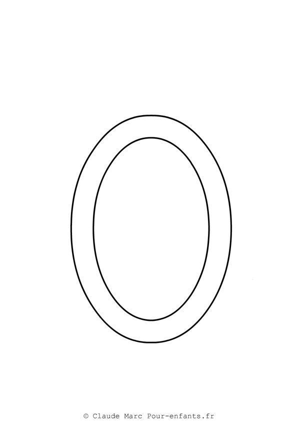 Coloriage Gratuit 0 Imprimer Imprimer Grands Chiffres En Maternelle