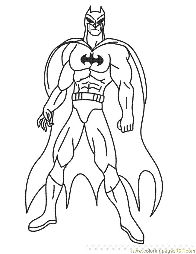 Coloriage Gratuit à Imprimer Batman Coloriage Batman à Colorier Dessin Gratuit à Imprimer