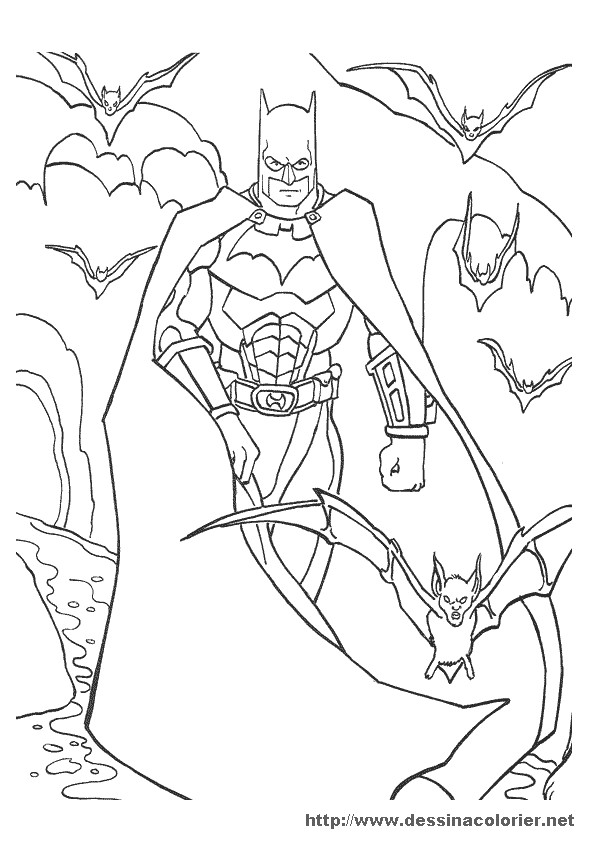 Coloriage Gratuit à Imprimer Batman Dessin à Imprimer Du Net Coloriage Batman