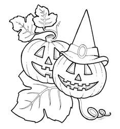 Coloriage Gratuit à Imprimer Citrouille Les 34 Meilleures Images De Coloriage Haloween
