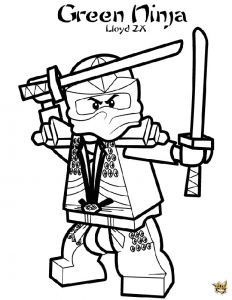 Coloriage Gratuit à Imprimer Ninjago Green Ninjago Est Un Coloriage De Ninjago