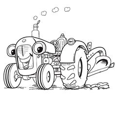 Coloriage Gratuit à Imprimer Tracteur 72 Meilleures Images Du Tableau Coloriage